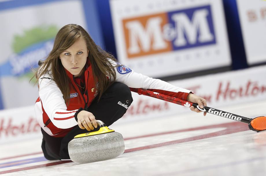 Curling. La concentrazione negli occhi di ghiaccio di Rachel Homan (Action Images)